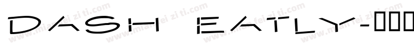 dash eatly字体转换